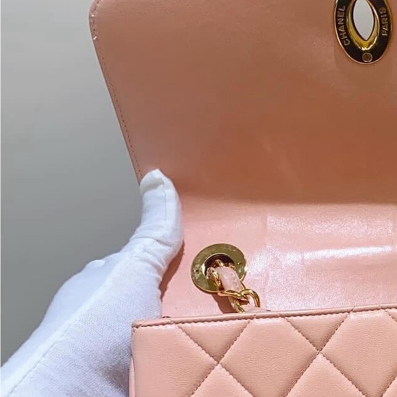 Extremely Rare Vintage Chanel Shoulder Bag with 24k gold plated hardware - Picture 8 of 14